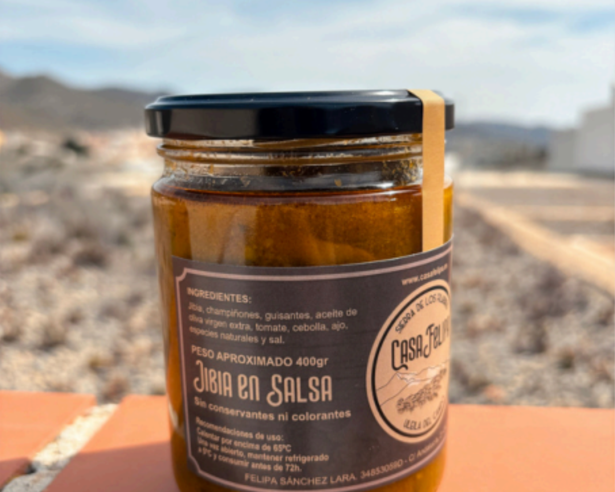 Jibia en salsa (3 uds)