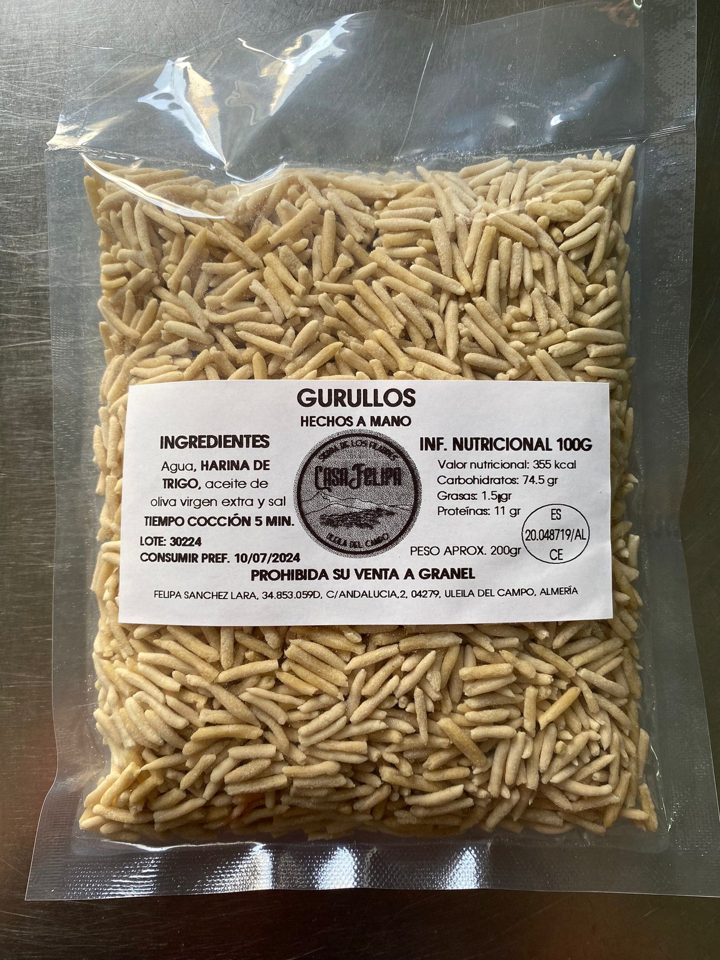 Gurullos caseros (3 uds)