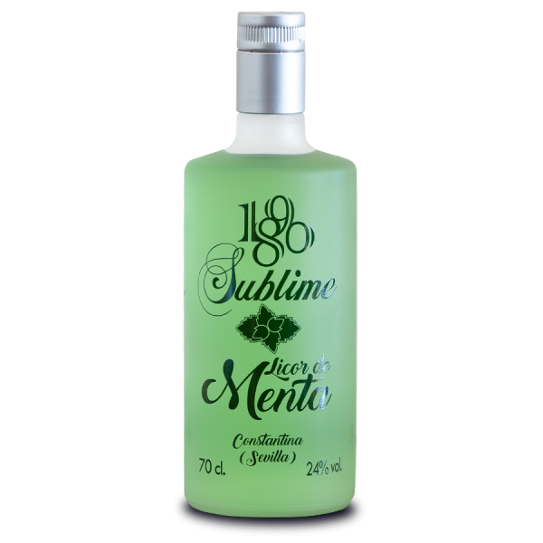 Licor de Menta Sublime. Caja de 6 botes