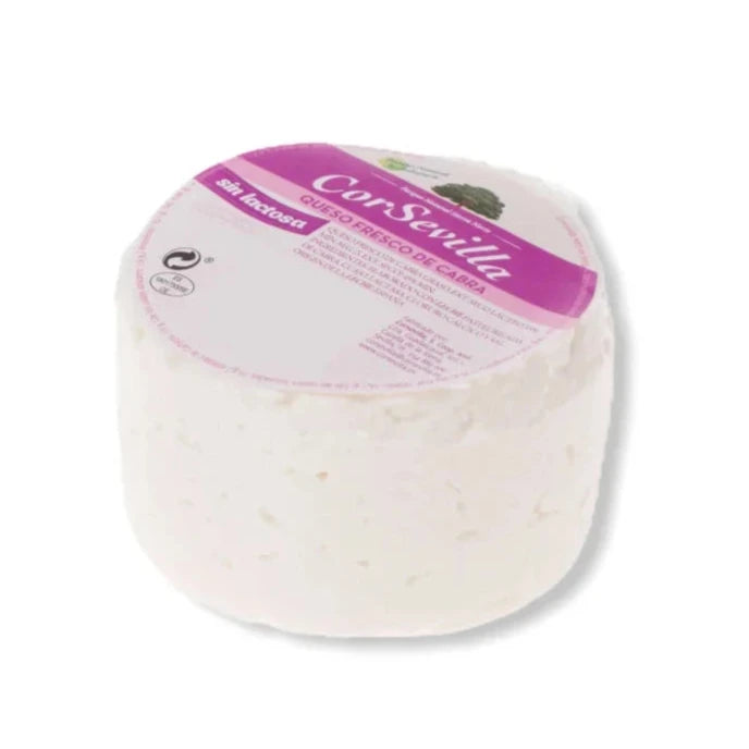 Queso fresco de cabra sin LACTOSA. 3 piezas/6 piezas