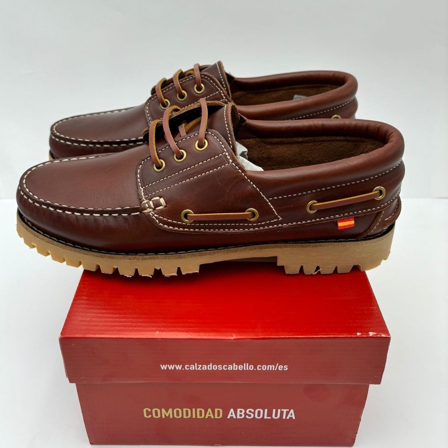 Zapato Náutico. Suela tocino.
