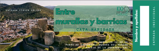 Entrada para cata maridada "Entre Murallas y Barricas"